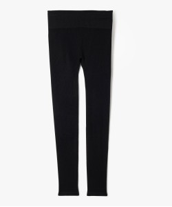 Legging en maille côtelée sans coutures fille